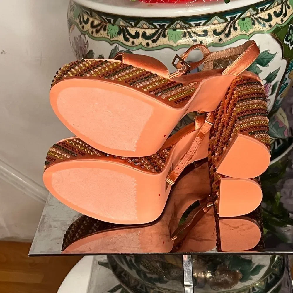 New Jeffrey Campbell Carrie Platform Sandals